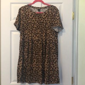 Wild Fable by Target Leopard T-shirt dress